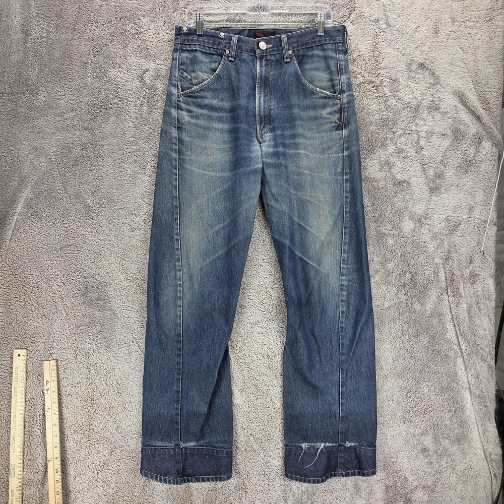 Vintage Levis Engineered Jeans Mens 32x32 Blue Twisted Medium Wash Zip Fly
